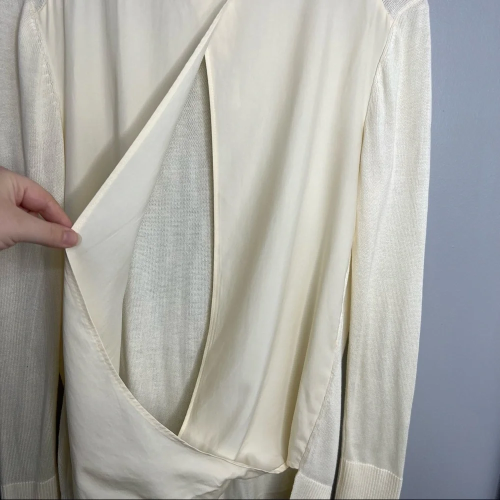 LULULEMON Angel Wing Still At Ease Pullover Open Back Sweater